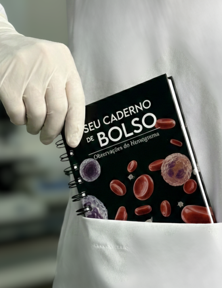 Caderninho de Bolso no jaleco do profissional
